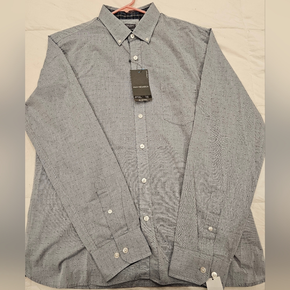 Van Heusen Men's Gray Shirt
